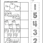 1 5 Worksheet For Kindergarten