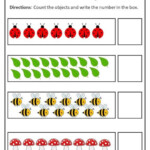 10 Printable Count Objects Worksheets Numbers 1 20 For Etsy