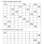 10 Worksheets Counting To 200 Worksheeto