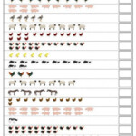 Animal Counting Worksheets 1 20