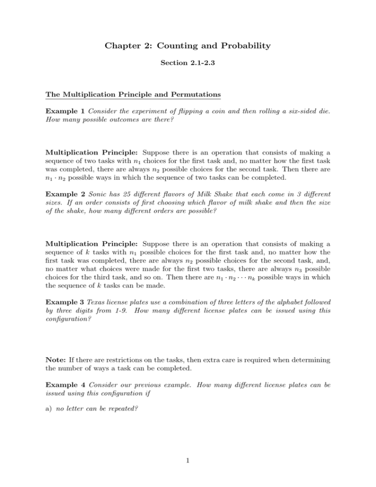 Chapter 2 Counting And Probability