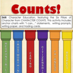 Character Counts Character Education Activity Character Education