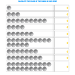 Coin Value Sheet Dimes Mr R 39 s World Of Math