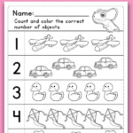 Count And Color Worksheets 1 To 5 Easy Peasy And Fun Membership