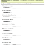 Count And Mass Nouns Worksheets Grade 4