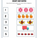 Count And Match Numbers 1 5 Worksheets Academy Worksheets