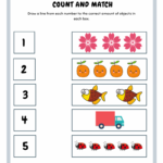 Count And Match Numbers 1 5 Worksheets Academy Worksheets