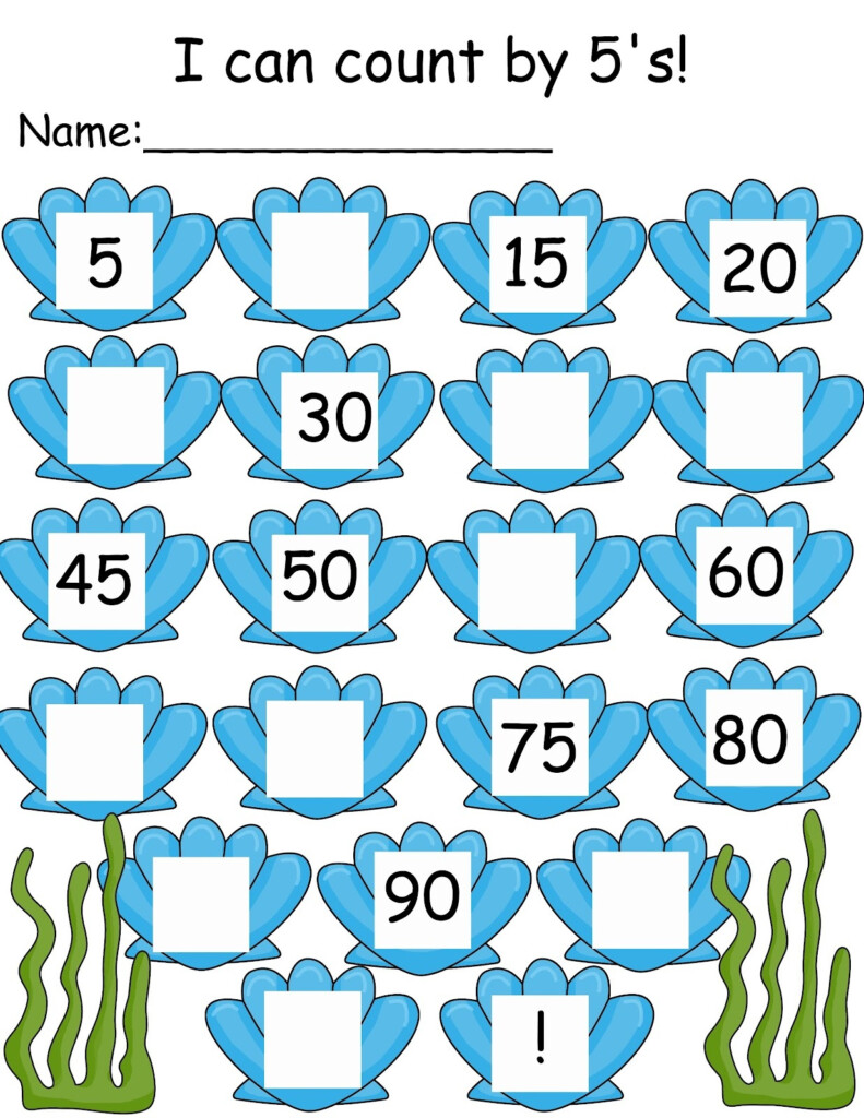 Count By 5s Worksheets Printable Activity Shelter