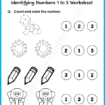 Count Pictures And Circle Counting 1 3 Worksheets Teaching Resources