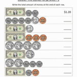 Count The Coins To 2 2Nd Grade Worksheets Printable Math Worksheets