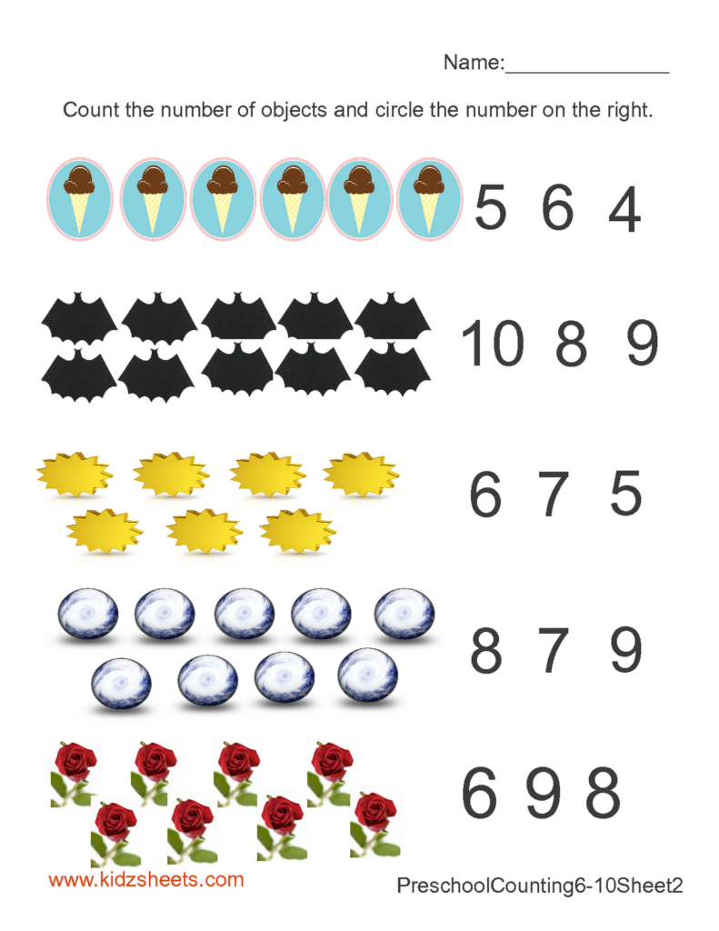 Counting Activities For Kindergarten Kindergarten