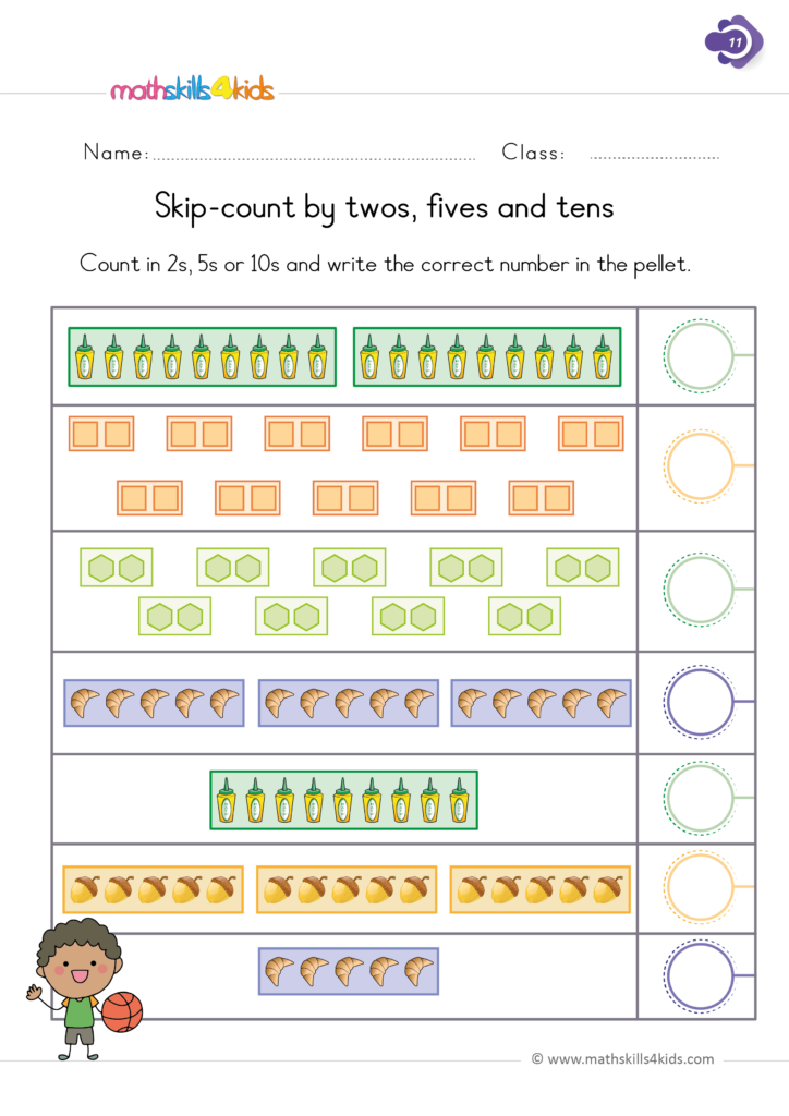 Counting And Numbers Made Easy Worksheets For First Graders