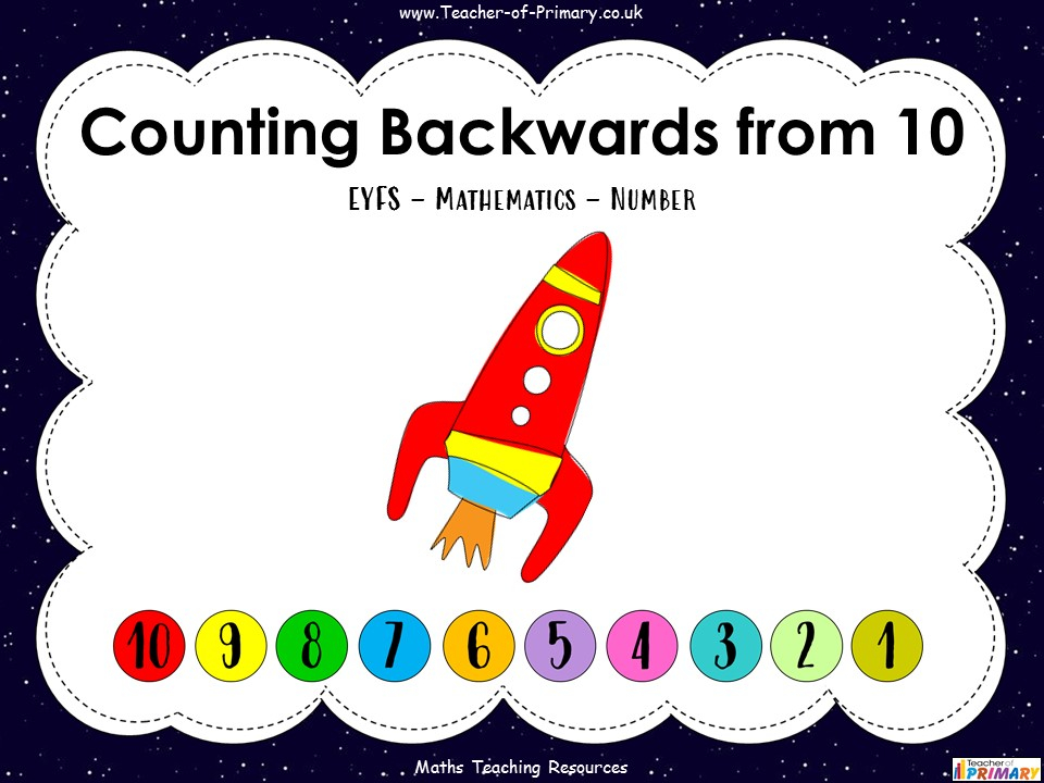 Counting Backwards From 10 Free Worksheets - CountingWorksheets.com