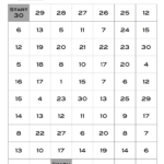 Counting Backwards Maze 30 To 1 1st Grade Math Center