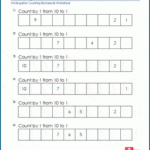 Counting Backwards Worksheets For Preschool And Kindergarten K5 Learning