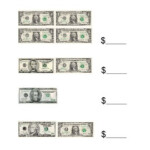 Counting Bills Money Worksheet By AdaptedAlways TPT