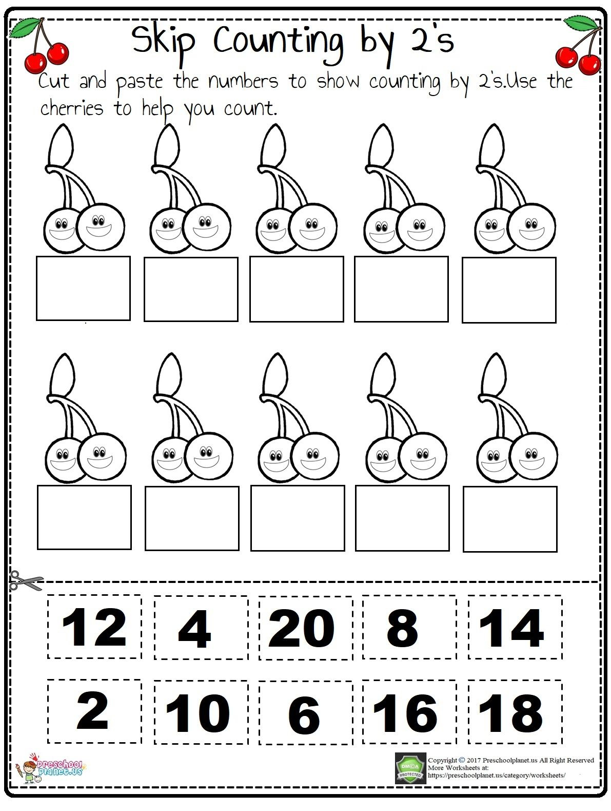 Counting By 2s Worksheets 1st Grade Thekidsworksheet