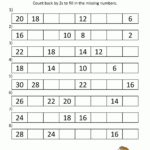 Counting By 2s Worksheets