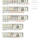 Counting Coins And Bills Worksheets