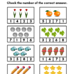 Counting Objects 1 To 10 Worksheets