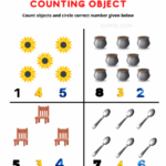 Counting Objects Free Printable Worksheets For Kindergarten Kidpid