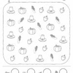 Counting Objects Of Thanksgiving Free Printables Planerium