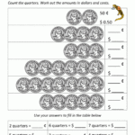 Counting Quarters Worksheet