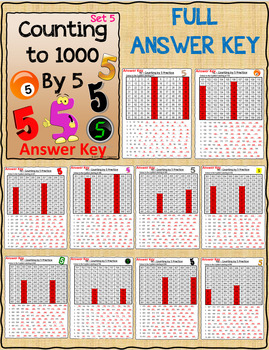 Counting To 1000 By 5 Worksheets Set 5 TpT