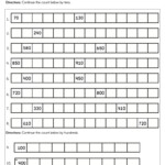 Counting To 1000 By Tens And Hundreds Worksheet Have Fun Teaching