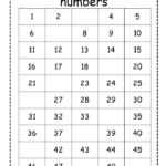 Fill In The Missing Numbers 1 50 Free Printable Worksheet