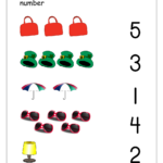 Free Printable Number Matching Worksheets For Kindergarten And