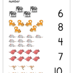 Free Printable Number Matching Worksheets For Kindergarten And