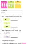 Fun With Numbers Class 3 Worksheets With Answers Cleo Sheets