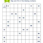 Grade 1 Math Number Worksheets Skip Counting By 1