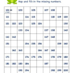 Grade 1 Math Number Worksheets Skip Counting By 1