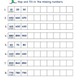 Grade 2 Math Skip Counting By 10 Practice Worksheet