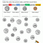 Kindergarten Money Worksheets 1st Grade