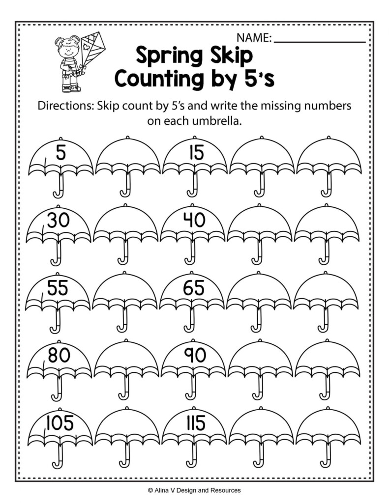 Math Worksheets Grade 2 Skip Counting Worksheets