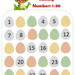 Missing Numbers 1 30 Worksheets For Kindergarten Thekidsworksheet