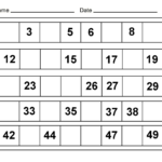 Number Charts 1 50 To Print Activity Shelter