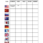 Olympic Medal Count Worksheet Printables For Kids Free Word Search