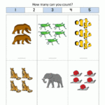 Preschool Counting Worksheets Counting To 5