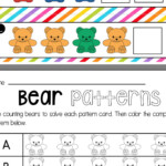 Printable Counting Bears Worksheet Printable Word Searches