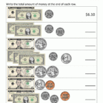 Printable Money Worksheets To 10