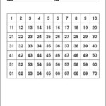 Printable Number Chart 1 70 Number Chart Printable Numbers Chart