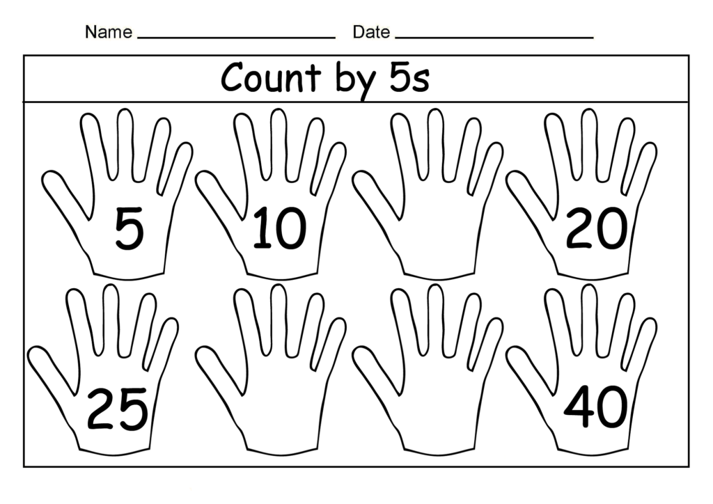 Printable Skip Count By 5 Worksheets Activity Shelter