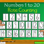 Rote Counting 1 20 Worksheet