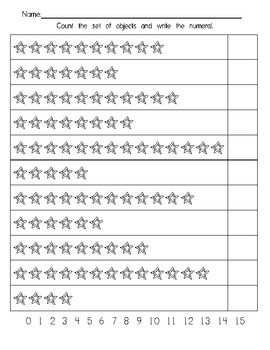 Rote Counting 1 20 Worksheet