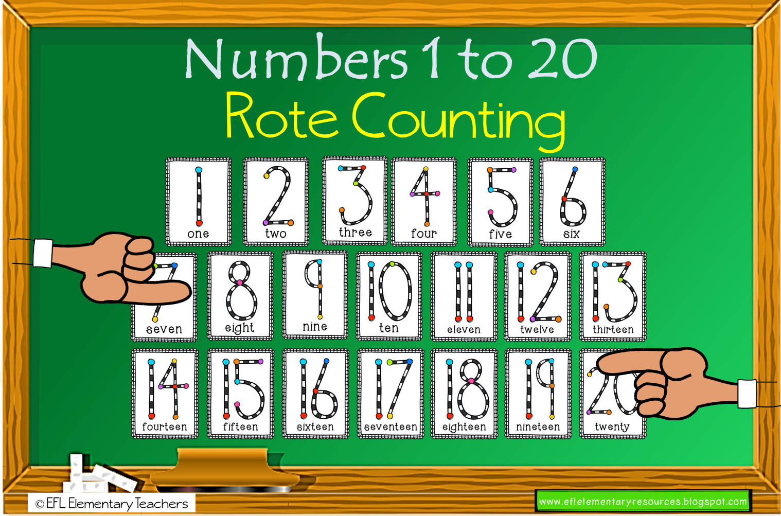 Rote Counting 1 20 Worksheet