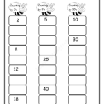 Skip Count By 10 Worksheets